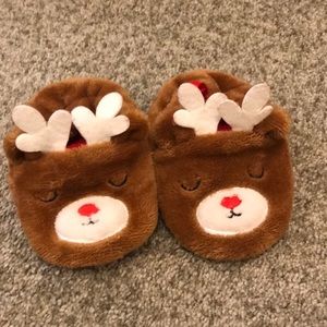 Reindeer slippers Baby/Toddler Size 6